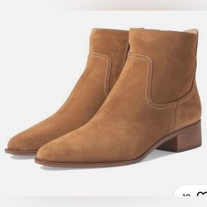 Cole Haan Brown Suede Ankle Booties